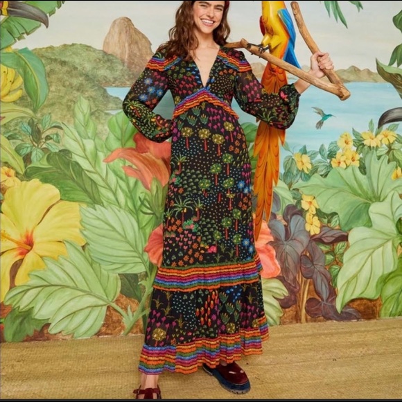 farm rio painted flowers maxi dress Painted Flowers Maxi Dress Exclusive